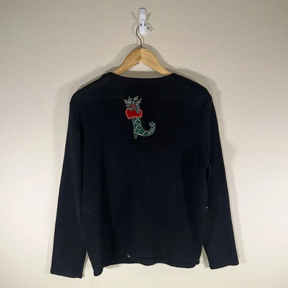 Vintage Heirloom Collectibles Ugly Christmas Sweater Cardigan Women’s - Picture 3 of 9